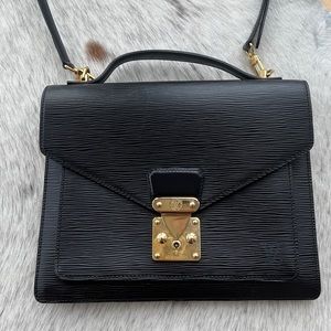 Louis Vuitton Monceau Handbag Epi Leather